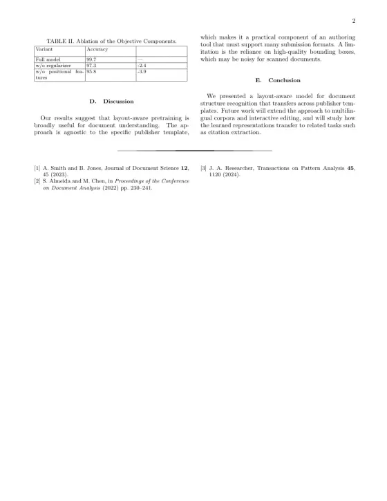Page 2 of the Physical Review X sample