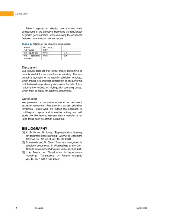 Page 2 of the Computer sample