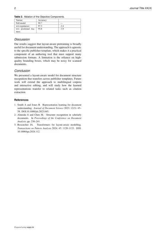 Page 2 of the Cephalalgia sample