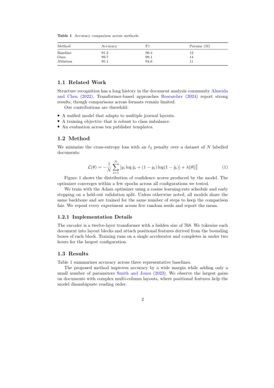 Page 2 of the Journal of Materials Science sample