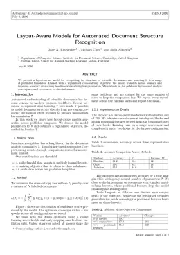 Astronomy & Astrophysics template preview