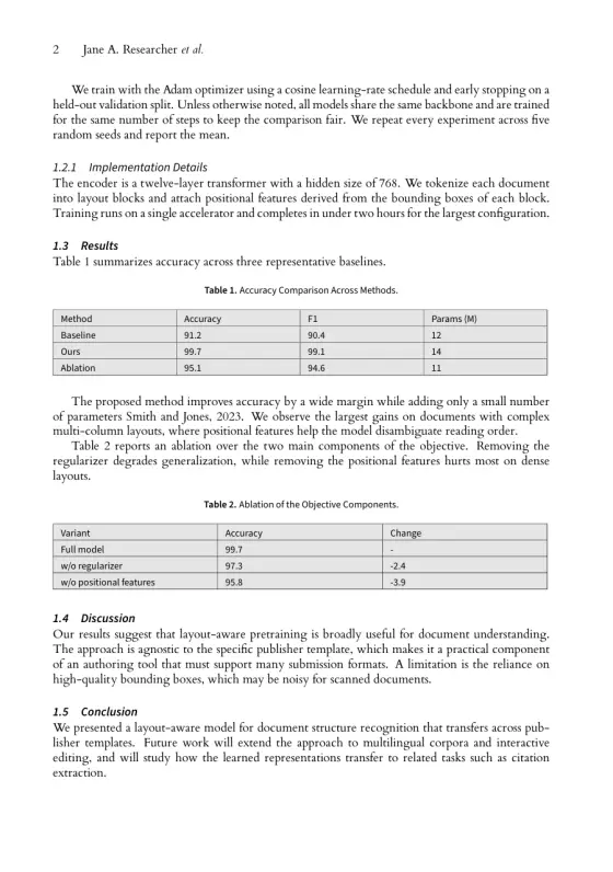 Page 2 of the Behavioral and Brain Sciences sample