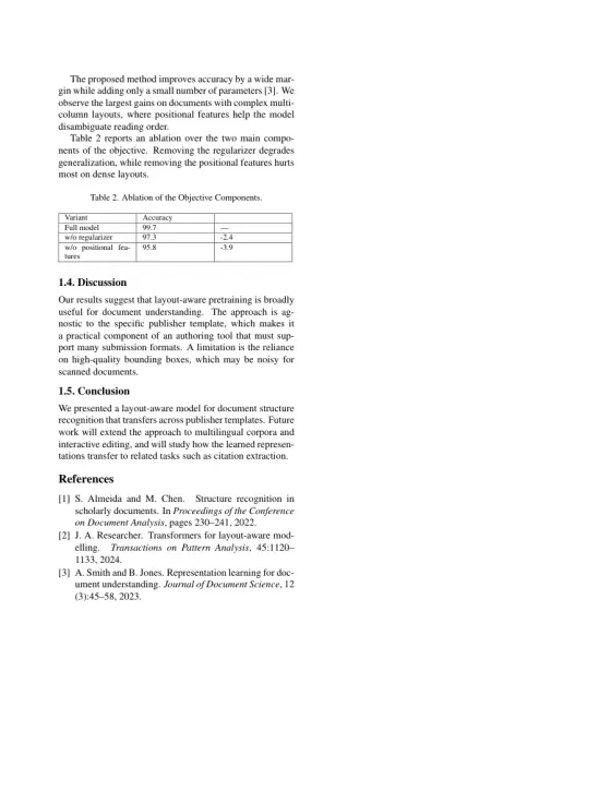 Page 2 of the CVPR - Computer Vision and Pattern Recognition sample