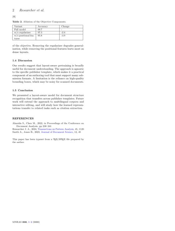 Page 2 of the RAS Techniques and Instruments sample