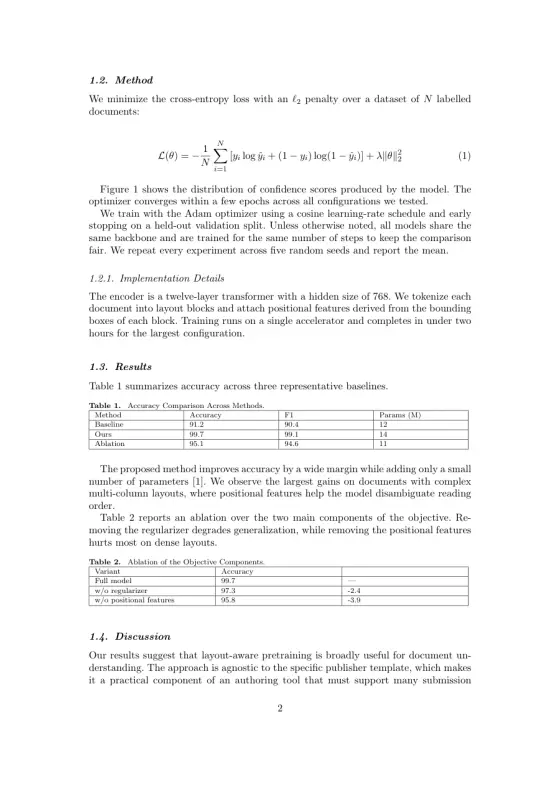 Page 2 of the Optimization sample