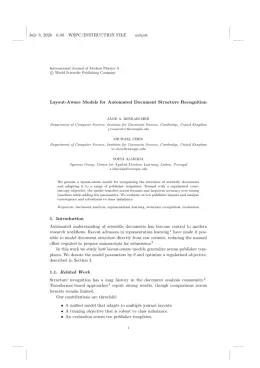 International Journal of Modern Physics A template preview